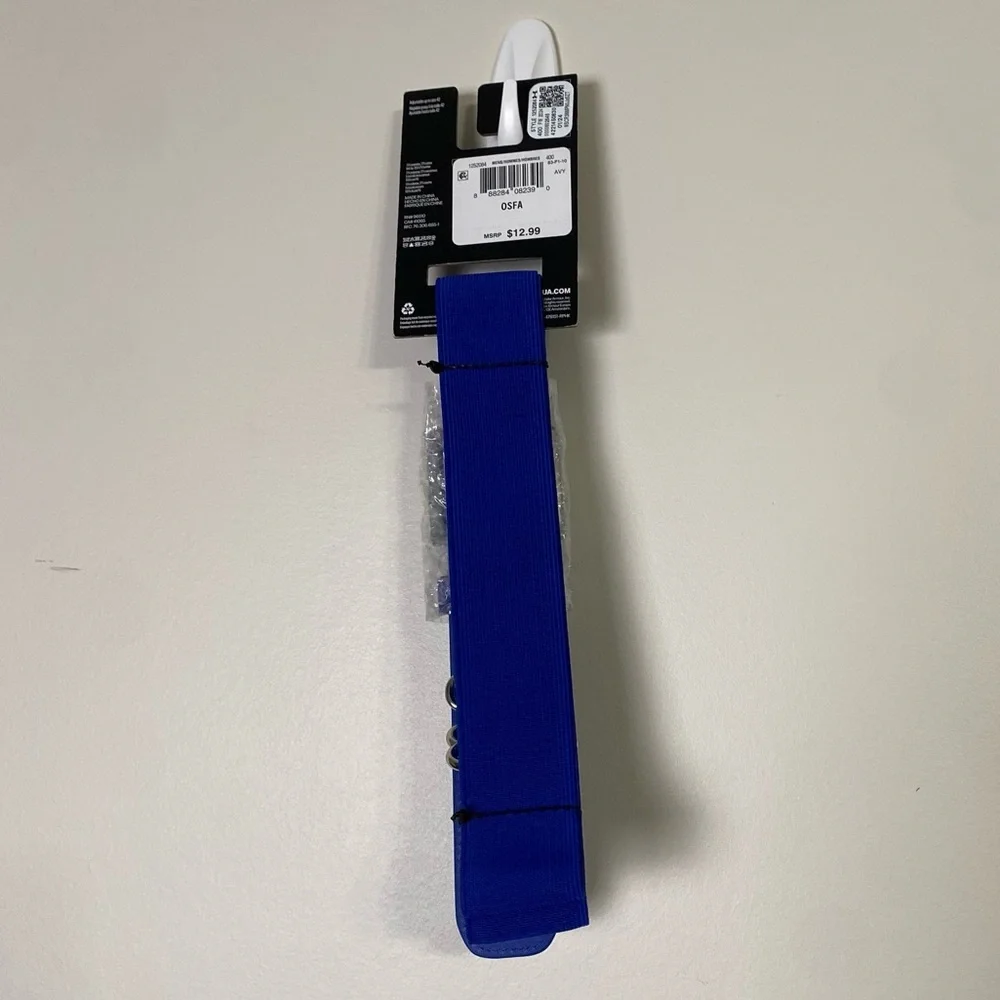 NWT Under Armour Blue Adult Baseball Belt OSFA